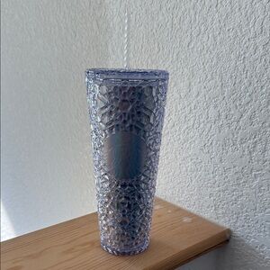 Starbucks 2024 Holiday Iridescent Gem Venti Tumbler 24 oz crystal sparkle new!